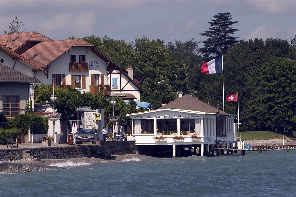 Hotel De La Plage Амфион-ле-Бен Экстерьер фото