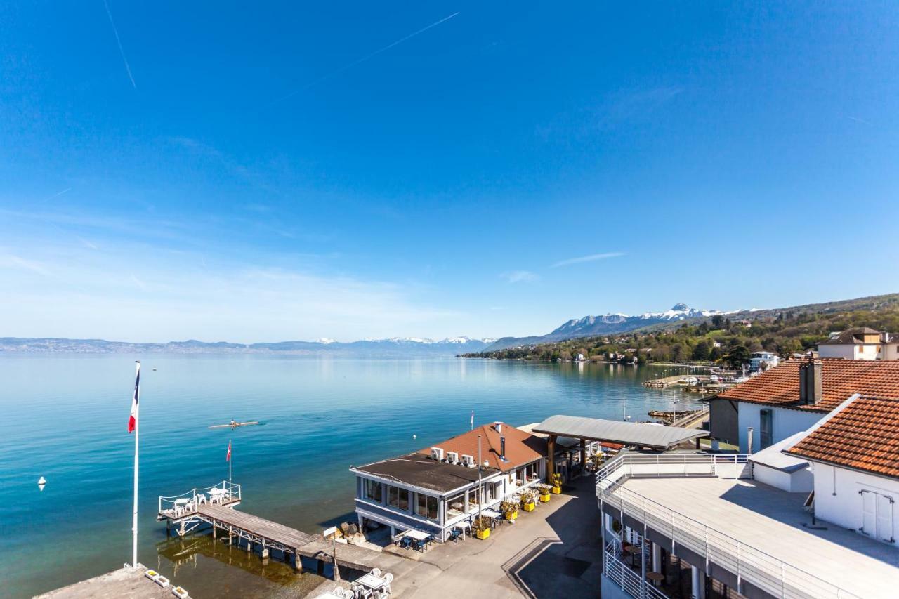 Hotel De La Plage Амфион-ле-Бен Экстерьер фото